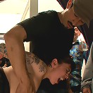 First Timer Disgraced in a Public Bar