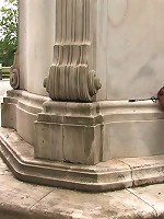 Flexible redhead is bound and stripped naked in public