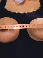 Big tittied blonde MILF gets shocked and made to cum.